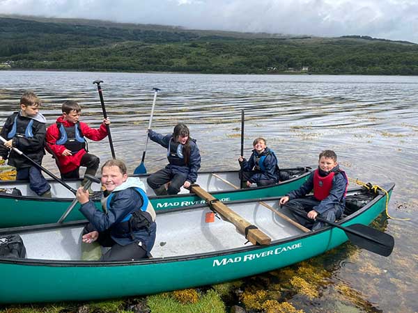 Canoeing Loch Eil