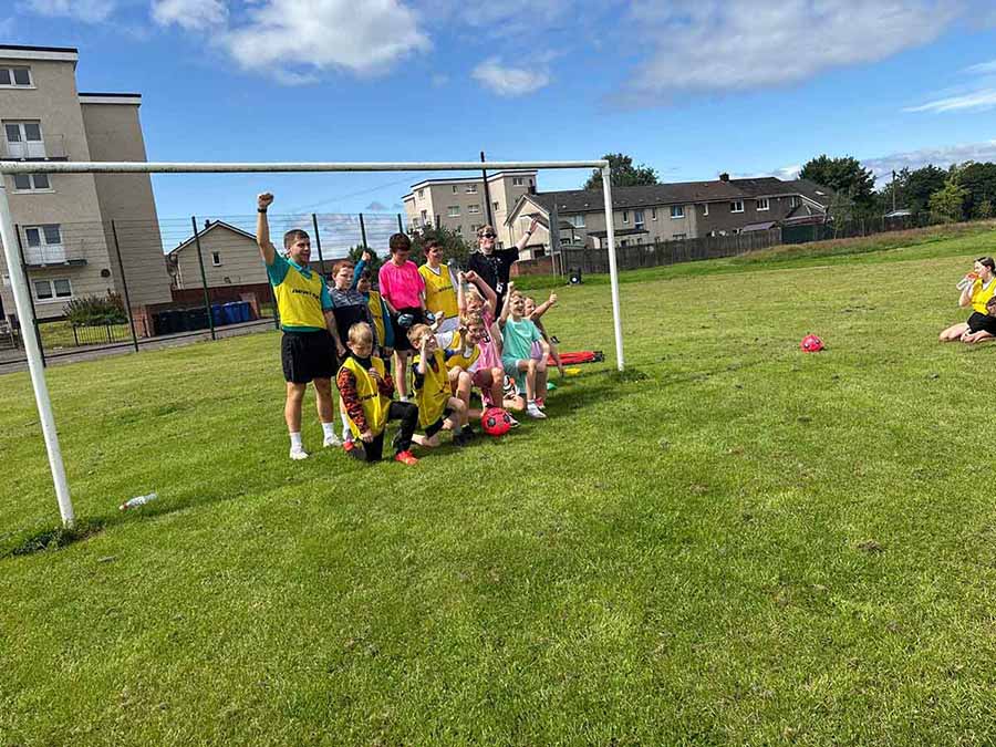 Haldane Youth Services Kick Off Summer Success with Football Coaching & Community Support   