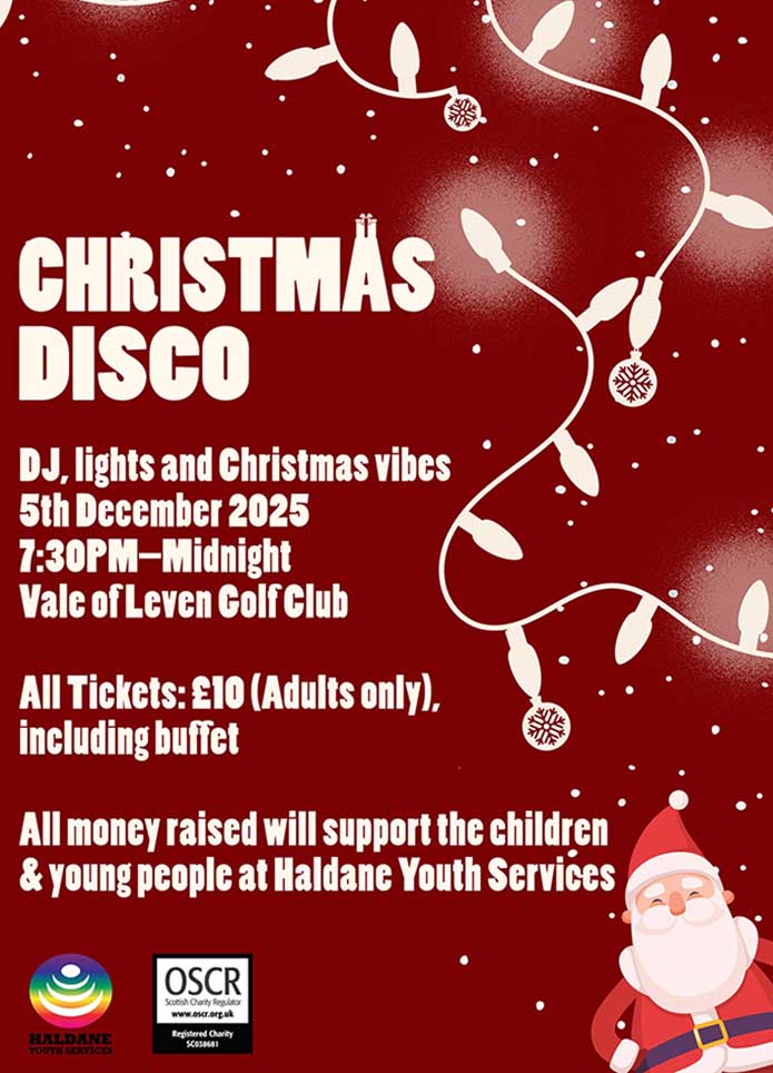 Haldane Youth Services Christmas Disco